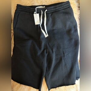 MNML ultra Baggy black cotton SHORTS men sz Large New
